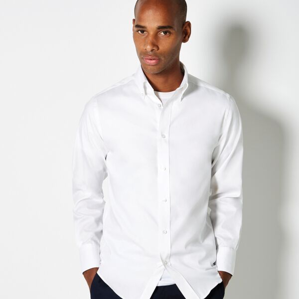 Kustom Kit Premium Long Sleeve Tailored Oxford Shirt (KK188) Thumbnail